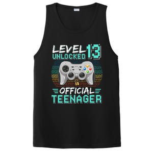 13th Birthday Gifts Level 13 Unlocked PosiCharge Competitor Tank