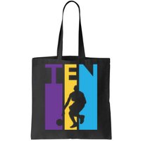 10th Birthday Gift Ten Colorful Basketball 10 Year Old Tote Bag