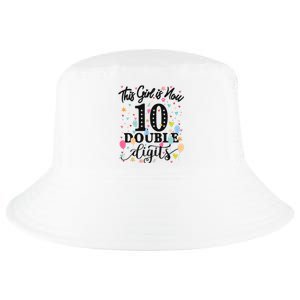 10th Birthday Gifts This Girl Is Now 10 Double Digits Cool Comfort Performance Bucket Hat