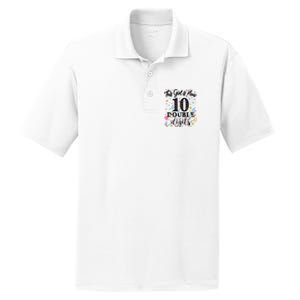 10th Birthday Gifts This Girl Is Now 10 Double Digits PosiCharge RacerMesh Polo