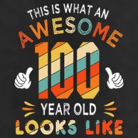 100th Birthday Gifts 100 Years Old looks Like Funny Birthday Beanie