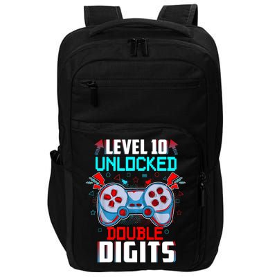 10th Birthday Gift For Boys Double Digits 10 Year Old Gifts Gamer Gift Impact Tech Backpack