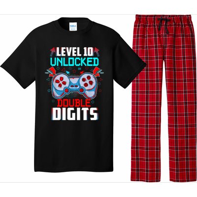 10th Birthday Gift For Boys Double Digits 10 Year Old Gifts Gamer Gift Pajama Set