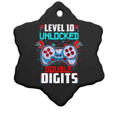 10th Birthday Gift For Boys Double Digits 10 Year Old Gifts Gamer Gift Ceramic Star Ornament