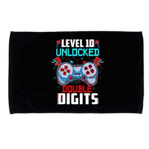 10th Birthday Gift For Boys Double Digits 10 Year Old Gifts Gamer Gift Microfiber Hand Towel