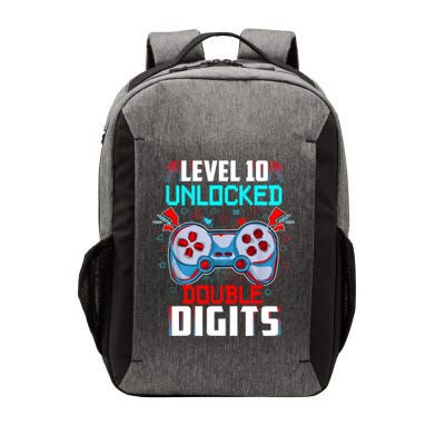 10th Birthday Gift For Boys Double Digits 10 Year Old Gifts Gamer Gift Vector Backpack