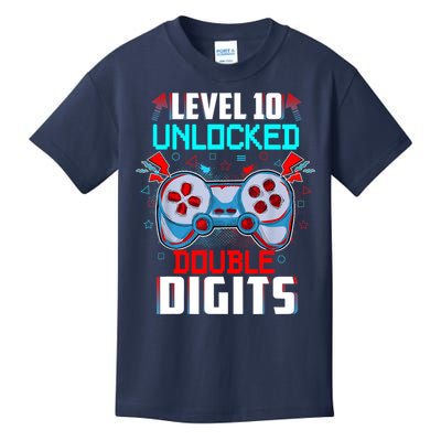 10th Birthday Gift For Boys Double Digits 10 Year Old Gifts Gamer Gift Kids T-Shirt