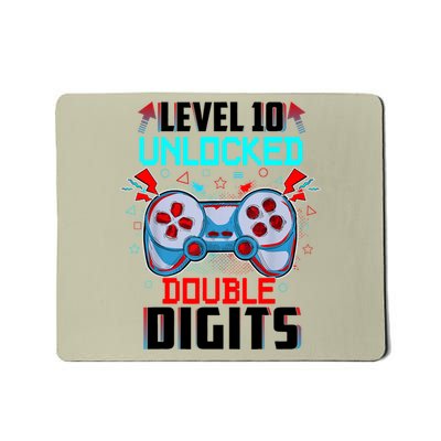 10th Birthday Gift For Boys Double Digits 10 Year Old Gifts Gamer Gift Mousepad