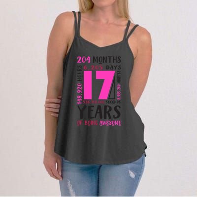 17th Birthday Girl Gifts 17 Year Old Daughter Niece Women's Strappy Tank