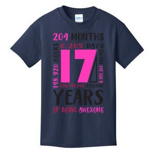 17th Birthday Girl Gifts 17 Year Old Daughter Niece Kids T-Shirt