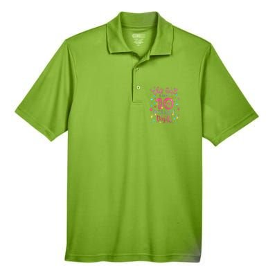 10th Birthday Gift This Is Now 10 Double Digits Men's Origin Performance Pique Polo