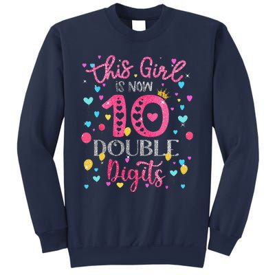 10th Birthday Gift This Is Now 10 Double Digits Sweatshirt