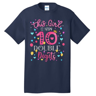 10th Birthday Gift This Is Now 10 Double Digits Tall T-Shirt