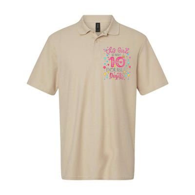 10th Birthday Gift This Is Now 10 Double Digits Softstyle Adult Sport Polo