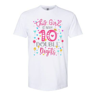 10th Birthday Gift This Is Now 10 Double Digits Softstyle CVC T-Shirt