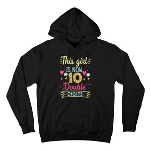 10th Birthday Gift This Is Now 10 Double Digits Hoodie