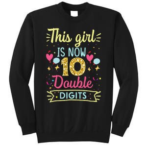 10th Birthday Gift This Is Now 10 Double Digits Sweatshirt