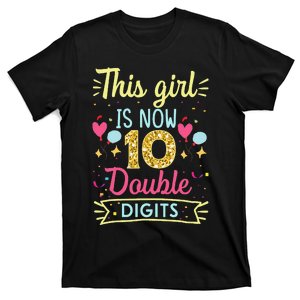 10th Birthday Gift This Is Now 10 Double Digits T-Shirt