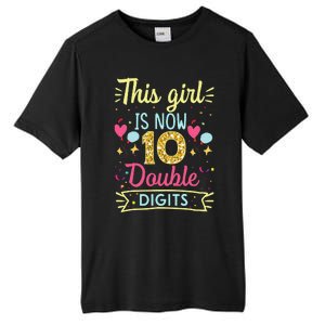 10th Birthday Gift This Is Now 10 Double Digits Tall Fusion ChromaSoft Performance T-Shirt