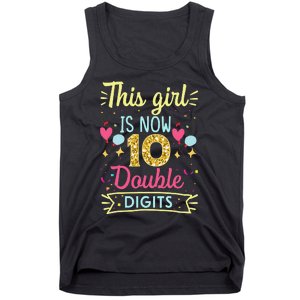 10th Birthday Gift This Is Now 10 Double Digits Tank Top