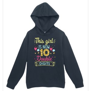 10th Birthday Gift This Is Now 10 Double Digits Urban Pullover Hoodie