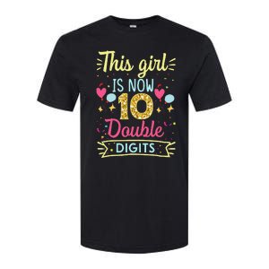 10th Birthday Gift This Is Now 10 Double Digits Softstyle CVC T-Shirt