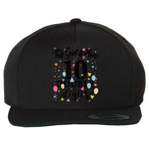 10th Birthday Gifts Shirt This Girl Is Now 10 Double Digits Wool Snapback Cap