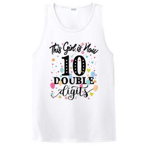 10th Birthday Gifts This Girl Is Now 10 Double Digits PosiCharge Competitor Tank