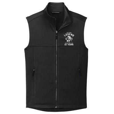 12th Birthday Gift The Fishing Legend 12 Years Fisherman Collective Smooth Fleece Vest