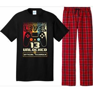 13th Birthday Gift Level 13 Unlocked Officialnager Pajama Set