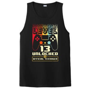 13th Birthday Gift Level 13 Unlocked Officialnager PosiCharge Competitor Tank