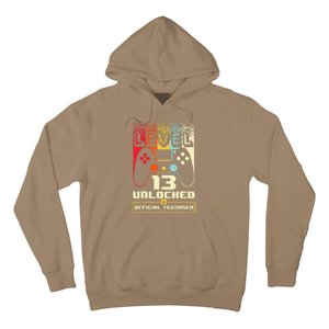 13th Birthday Gift Level 13 Unlocked Officialnager Hoodie