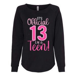 13th Birthday Girl 13 Years Teen Teenager Birthday Womens California Wash Sweatshirt