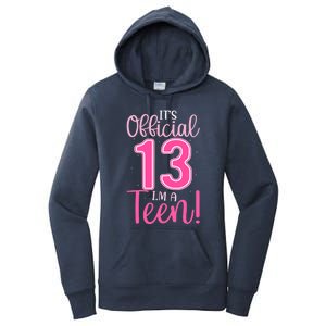 13th Birthday Girl 13 Years Teen Teenager Birthday Women's Pullover Hoodie