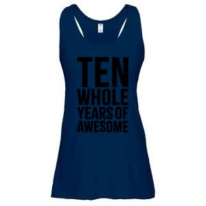 10th Birthday Gift Boy Age 10 Ten Year Old Boys Son T Ladies Essential Flowy Tank