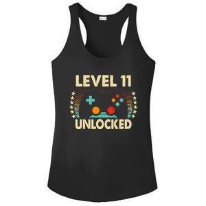 11th Birthday Gifts Boy Funny Gaming Video Gamer 11 Year Old Ladies PosiCharge Competitor Racerback Tank