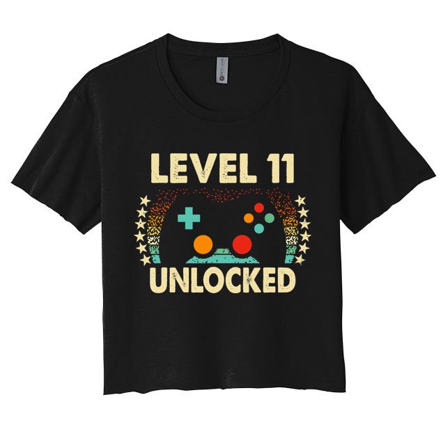 11th Birthday Gifts Boy Funny Gaming Video Gamer 11 Year Old Crop Top