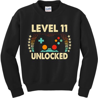 11th Birthday Gifts Boy Funny Gaming Video Gamer 11 Year Old Kids Sweatshirt
