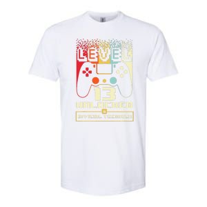 13th Birthday Gift Level 13 Unlocked Nager Softstyle CVC T-Shirt