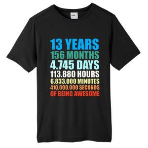 13th Birthday Gift Boy 13 Years Being Awesome Tall Fusion ChromaSoft Performance T-Shirt