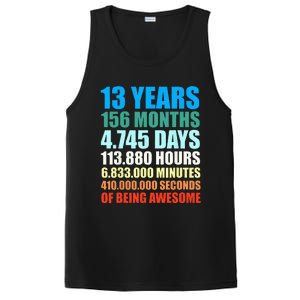 13th Birthday Gift Boy 13 Years Being Awesome PosiCharge Competitor Tank