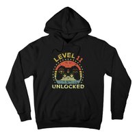 11th Birthday Gaming Level 11 Unlocked Hoodie