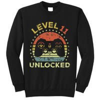 11th Birthday Gaming Level 11 Unlocked Sweatshirt