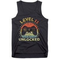 11th Birthday Gaming Level 11 Unlocked Tank Top