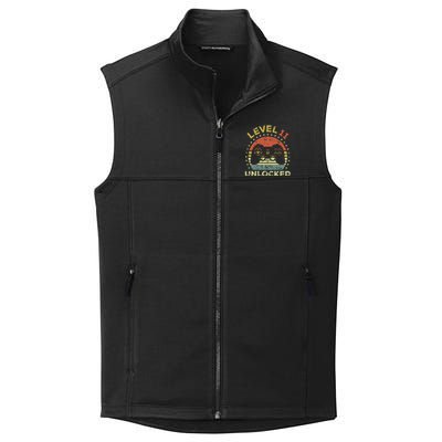 11th Birthday Gaming Level 11 Unlocked Collective Smooth Fleece Vest