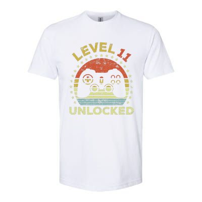 11th Birthday Gaming Level 11 Unlocked Softstyle CVC T-Shirt