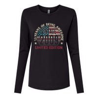 13th Birthday Gift Boys Vintage 2009 13 Years Old USA Flag Womens Cotton Relaxed Long Sleeve T-Shirt