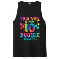 10th Birthday Gift This Is Now 10 Tie Dye Double Digits PosiCharge Competitor Tank