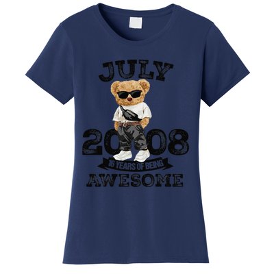 16th Birthday Gift 16 Year Old Vintage July 2008 Women's T-Shirt