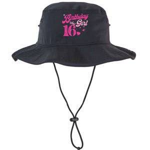 16th Birthday Girl Crown 16 Years Old Bday Legacy Cool Fit Booney Bucket Hat